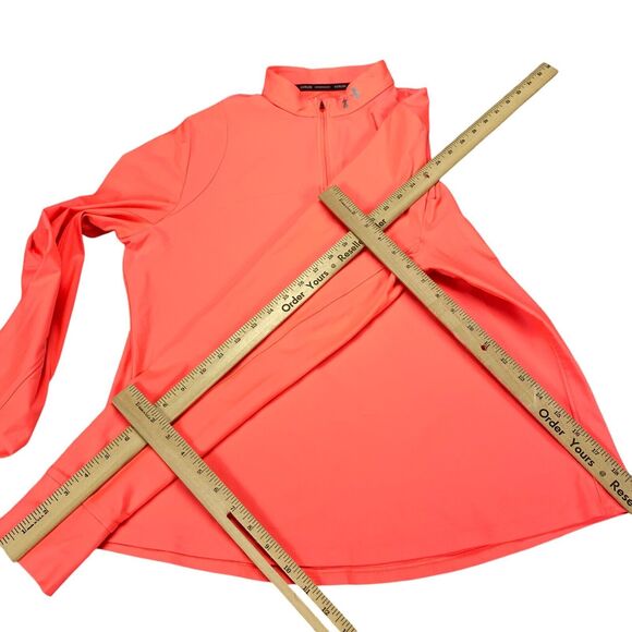 Under Armour Fitted Running Women's Long Sleeve Workout Shirt XL Quarter Zip - Picture 5 of 13
